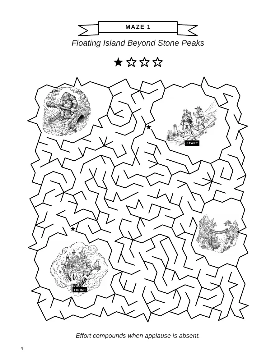 A sample puzzle from The Great Crystal Maze Adventure