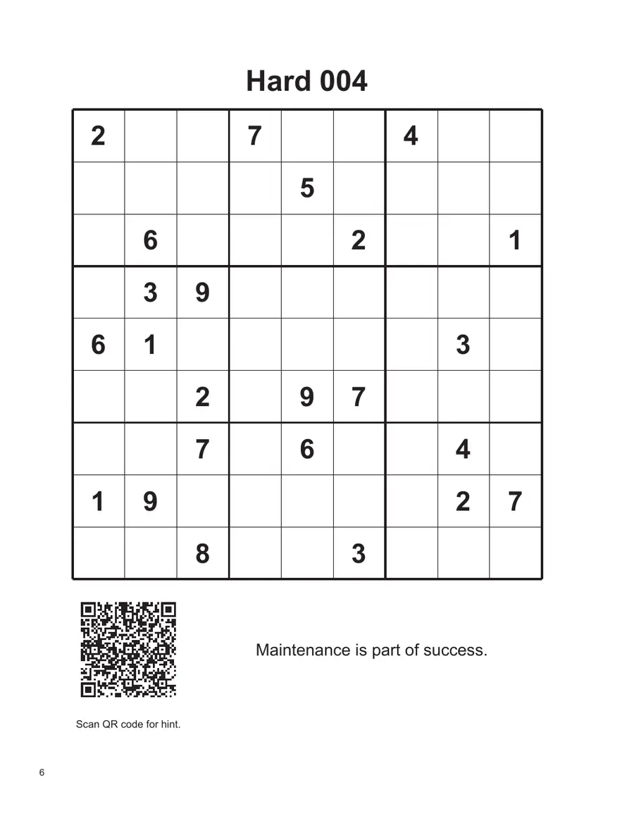 Hard 004 sample puzzle page